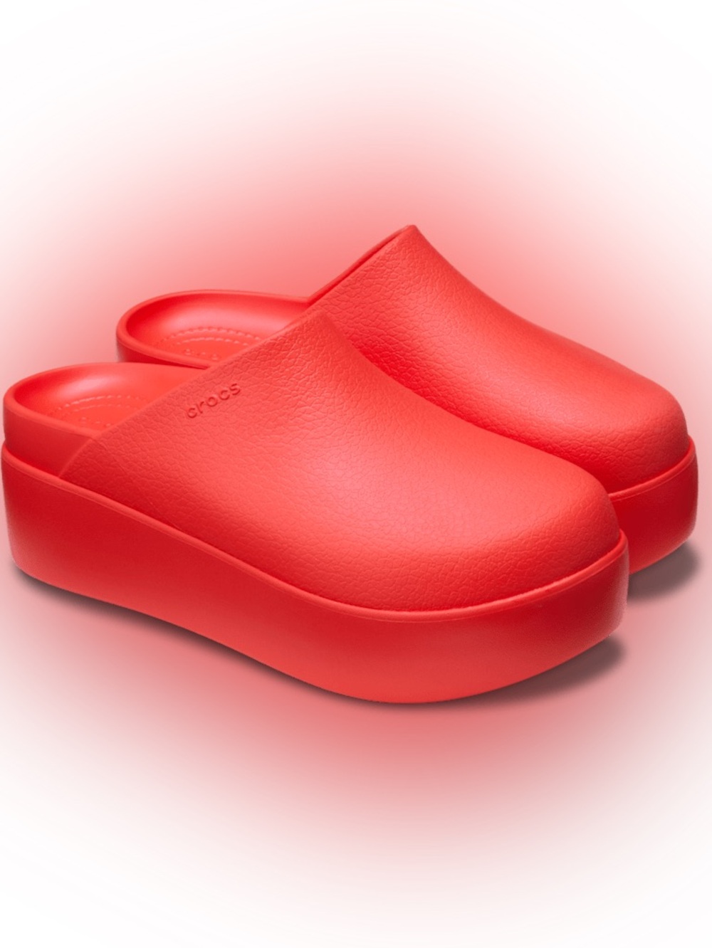CROCS Dylan Platform Clog Mule in Starfish
